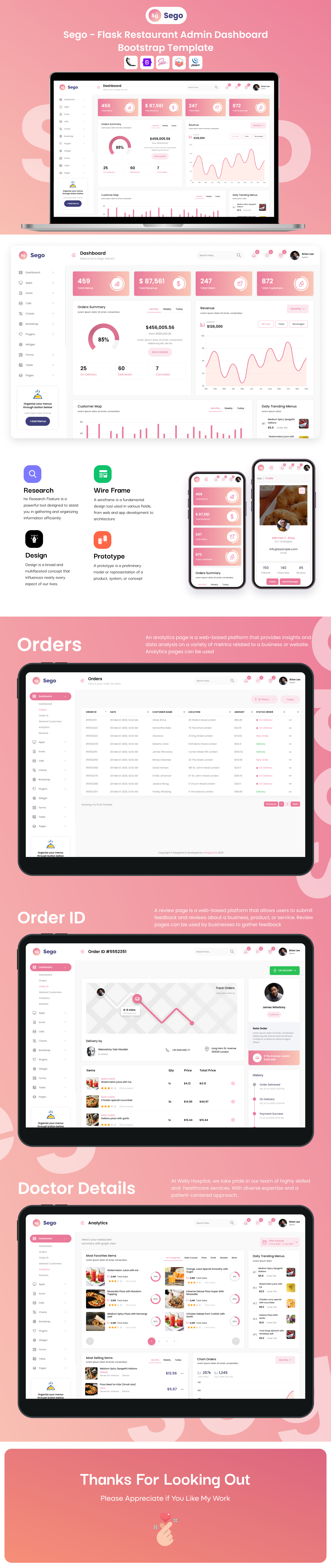 Sego - Flask Restaurant Admin Dashboard Bootstrap Template logo