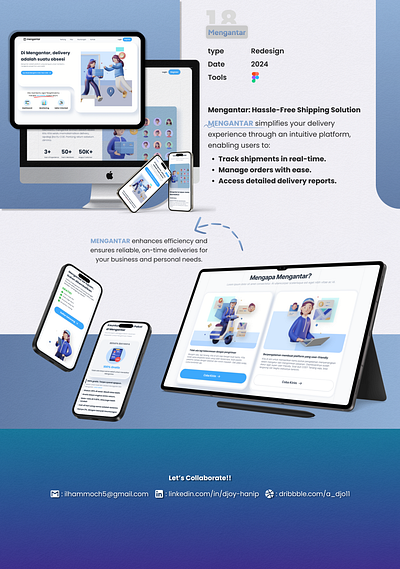 🚀 Mengantar – Smart & Reliable Delivery Service 📦 adobe xd desain web figma (software) graphic design mobile design mockups ui usability testing user experience (ux) user experience design (ued) user interface design user interface prototyping