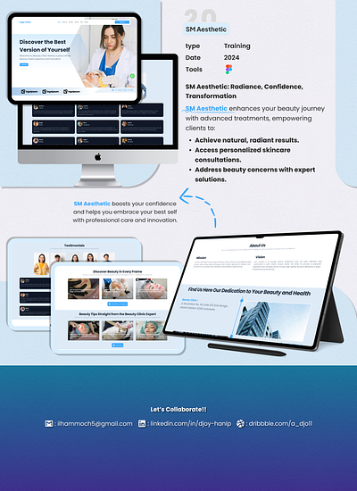 ✨ SM Aesthetic – Beauty Redefined ✨ adobe xd desain web figma (software) graphic design mobile design mockups ui usability testing user experience (ux) user experience design (ued) user interface design user interface prototyping