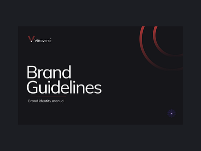 Vittaverse Logo & Brand Guidelines blockchain brand brand guidelines brand identity brandbook branding clean crypto dark ui design exchange identity logo logotype minimal