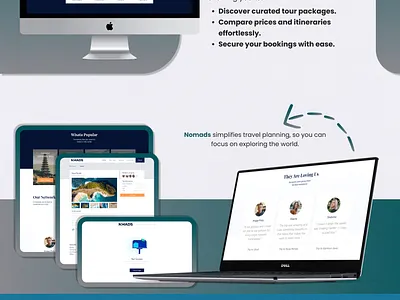 🌍 Nomands – Your Ultimate Travel Companion ✈️🏕️ adobe xd desain web figma (software) graphic design mobile design mockups ui usability testing user experience (ux) user experience design (ued) user interface design user interface prototyping