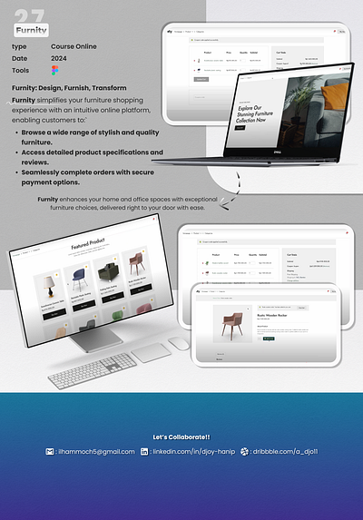 ✨ Furnity - Elevate Your Living Space ✨ adobe xd desain web figma (software) graphic design mobile design mockups ui usability testing user experience (ux) user experience design (ued) user interface design user interface prototyping