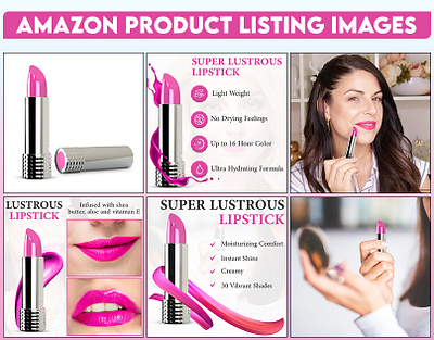 Lipstick Listing Images amazon amazon images design amazon infographic amazon listing amazon product listing beauty products lipstick lipstick listing images listing listing images makeup products product design product listing product listing design