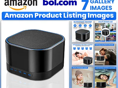White Noise Machine Listing Images a plus content amazon amazon infographics amazon listing amazon listing images amazon product listing ebc enhanced brand content infographics lifestyle listing listing design listing images product infographic product listing