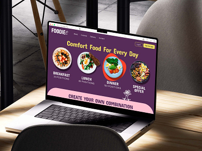 Brand identity and web design for a food delivery service app brand branding design graphic design identity logo ui web website