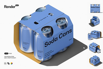 Soda Beer Packaging Mockup Download beer beer can mockup beer label beer mockup packaging box packaging mockup soda soda beer packaging mockup soda can soda can mockup