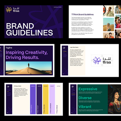 Brand Guidelines for Arabic Brand arabic branding graphic design logo marketing middle east