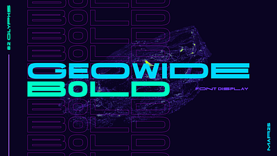 GeoWide Bold - font fontface graphic design poster type typeface typo typography