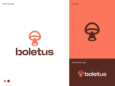 Boletus logo boeltus branding eco flora food forest fungus green logo logodesign logodesigner mark mountain mushroom nature sustainability symbol truffle wildlife woods