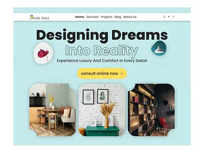 Inside Deco: Design meets artistry. app app design behance branding creative dailyui design figma graphic design illustration logo product design typography ui uidesign uitrends ux uxdesign web design website