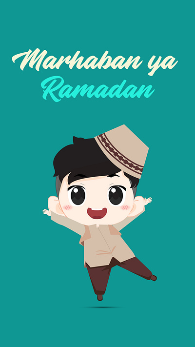 Marhaban ya Ramadan branding children book design digital art graphic design illustration vector