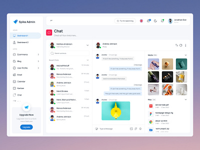 Spike Chat App UI Design admin dashboard admin dashboard ui design admin design admin panel admin panel ui admin template admin ui chat app chat app ui chat design chat design ui dashboard design design design insporation spike admin template ui spike design template ui uiux web design