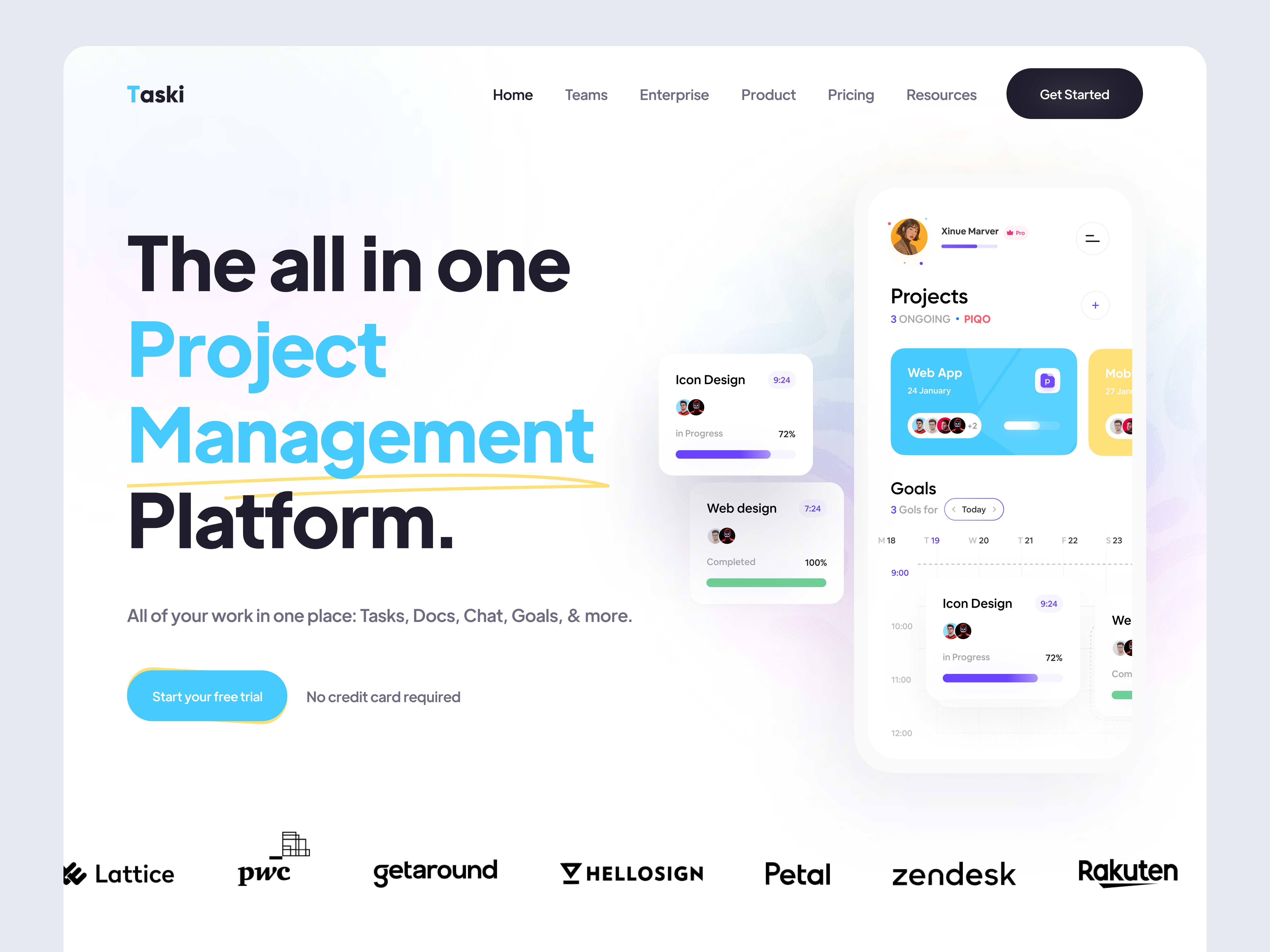 Example of Design & Develop Framer Landing Page