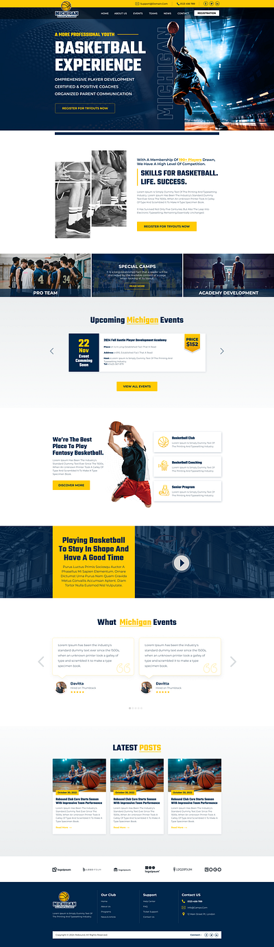 Landing page website page design branding graphic design logo ui