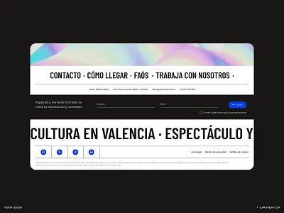 Footer Design clean footer interface ui