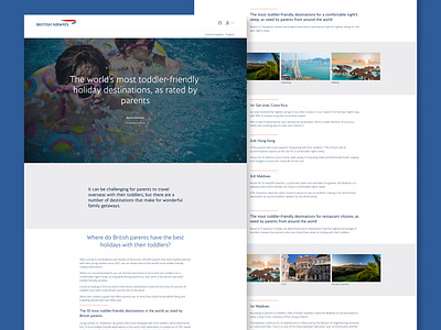 British Airways blog campaign branding