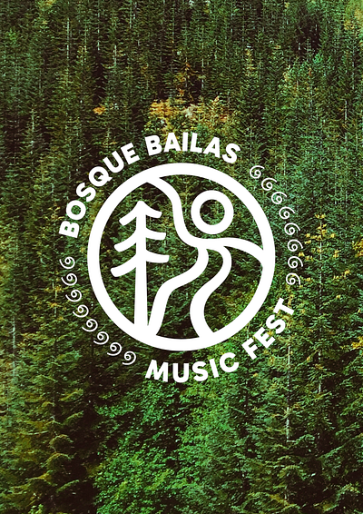 Bosque Bailas graphic design nature