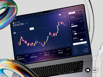 Crypto Trading Dashboard Design crypto crypto art crypto dashboard crypto exchange crypto trading cryptocurrency dashboard ui defi fintech investment neobanking product design trading platform web design web ui website design