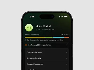 Profile settings figma productdesign ui uiux ux