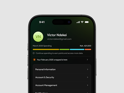 Profile settings figma productdesign ui uiux ux