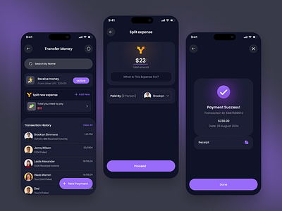 e-wallet App iOS Design by Mostafizur Rahaman on Dribbble