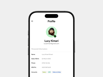 Personal Info design figma productdesign ui uiux ux