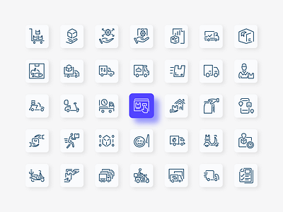 Delivery Icon courier delivery delivery icon delivery icon set design graphic design icon ship transport transport icon transport icon set ui