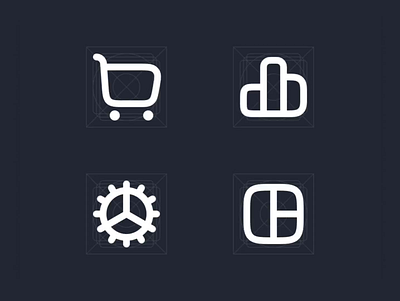 🛒📊⚙️⬜️Quick Icon Design in figma 4 analytics figma icon icon pack layout mingcute settings shopping cart tutorial