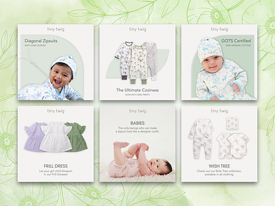 Baby & Toddler Clothing Brand Social Media Creatives digitalmarketingdesign