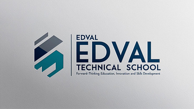 EDVAL Logo branding graphic design logo