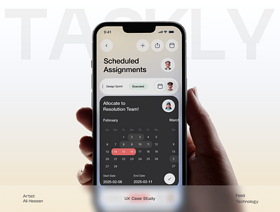 Taskly Management App Case Study app app management design app ui design app ux design branding case study design fintech landing page saas saas app design task app task management app technology app ui ui design ux ux ui web design website design