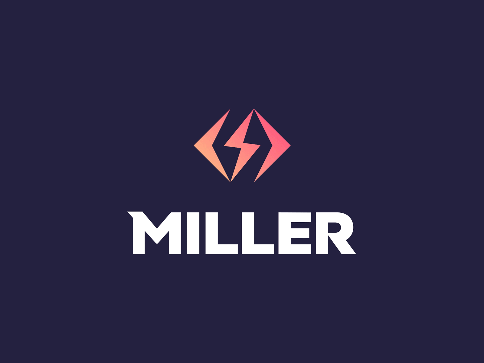 Miller Codes animation bolt code coding creative developer developing electricity lightning logo web