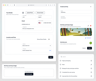 User profile settings 3d animation app branding dashboard design graphic design illustration logo mobile app motion graphics product design saas ui ui design