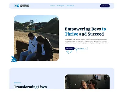 Headstart Melbourne - Website branding design graphic design logo motion graphics ui ux vector web design website