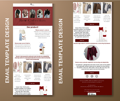 Email Template design canva design email newsletter email template graphic design klaviyo mailchimp mockups newsletter photosop template