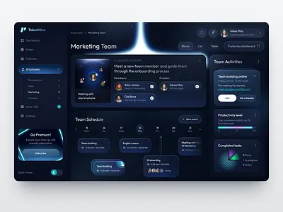 Product design for SaaS - TalentHive design graphic design interface product saas service startup ui uiux ux web website