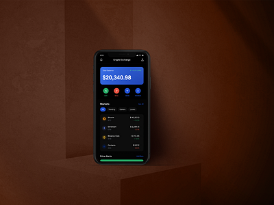 Crypto Exchange Platform Modern UI for Seamless Trading 3d app design branding crypto app crypto exchange app design figma figma design graphic design logo motion graphics ui ui design web design