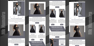 Women's Cloths Newsletter || Email Template copywriting design email newsletter email teplate deisgn emial newsletter figma graphic design klaviyo mailchmp mockups