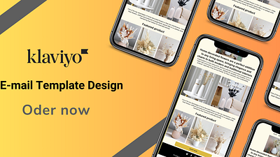 Klaviyo Email Design automation copywriting email marketing email template design graphic design klaviyo mockups photoshop
