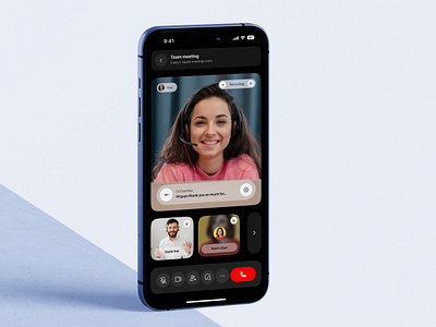 Zoom-Redesign Mobile App application conference ios app live meeting meeting app mobile mobile app mobile app design mobile design mobile ui online meeting popular ui design ui ux video app video chat video confarence videocall app zoom app zoom redesign