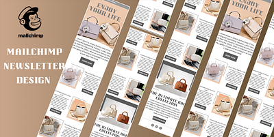 Ladies Bag Collection Newsletter || Email Design automation copywriting design email marketing email mockups mailchimp marketing newsletter template