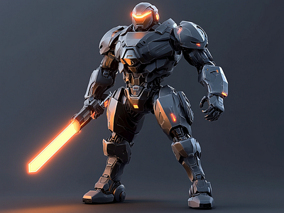 Mecha Gladiator 3d modelling arena blender cgi futuristic r1n7t0xb