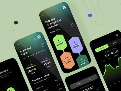 Finance app ui Design Ghulam Rasool 🚀 branding logo ui