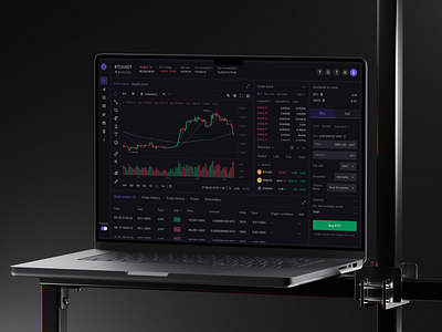 Crypto webapp dashboard - Spot trading crypto crypto dashboard mobile app ui uiux web webapp