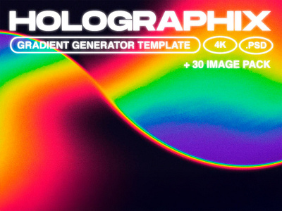 Holographix — Gradient Generator background backgrounds blended colorful download generator gradient gradient creator gradient generator gradient map gradients holo holographic holographic texture photoshop pixelbuddha psd shapes texture textures