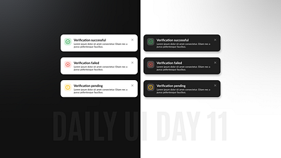 Flash toast message app dailyui design flash toast ui ux