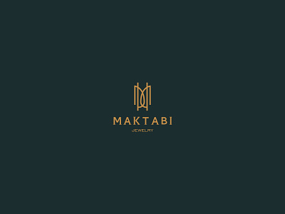 MAKTABI JEWELRY branding design identity illustration illustrator jewelry logo ui ux vector