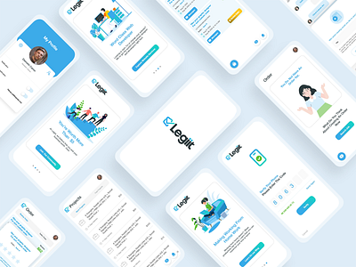 Marketplace app - Legiit 3d app branding client design freelancer graphic design logo marketplace marketplace app minimalistic mobile mobile app mobile app design service ui uiux ux vector wireframes