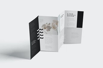 4 Fold Brochure Mockups advertisement brochure brochure mockups catalog clean design facebook fold brochure illustration indesign magazine mockups print printable psd quadfold social media template template pack travel social