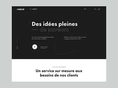 Mistral Creative Agency agency creative design header layout slider theme